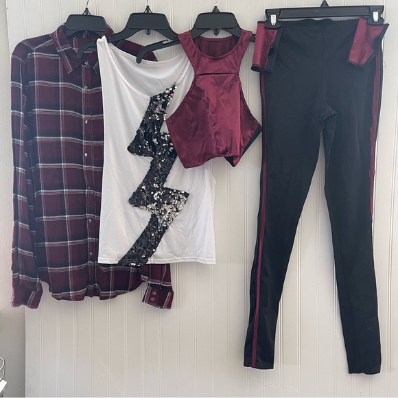 WEISSMAN Sequenced Lightning Bolt 4 piece hip hop costume Item# 0066 ⚡️ - Picture 7 of 13